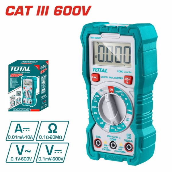 ციფრული მულტიმეტრი TOTAL-TMT46001