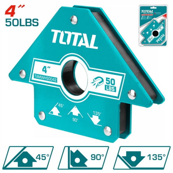მაგნიტური დამჭერი შედუღებისთვის TOTAL TAMWH50042 4″